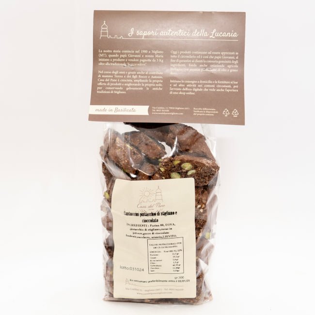 Biscotto Cioccolato e Pistacchio