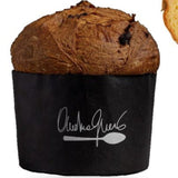 Panettone artigianale al cioccolato al latte e fichi canditi, firmato Andrea Gnoni, ricco e profumato