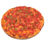 Pizza rustica ai peperoni con impasto soffice e cottura artigianale del Forno Di Noia. Focaccia Pomodoro e Peperoni