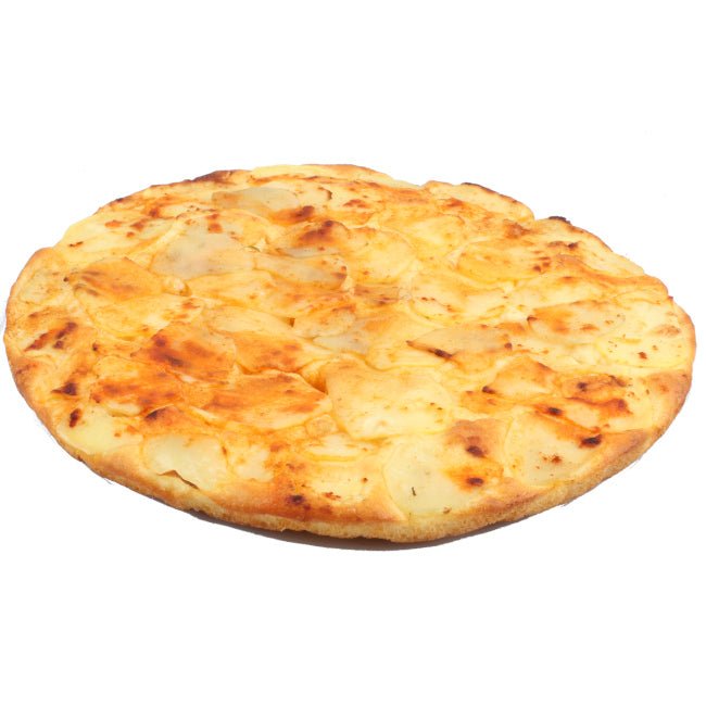 Trancio di focaccia alle patate con impasto soffice e doratura artigianale. Focaccia con Patate