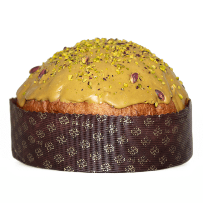 Panettone Calciano Pistacchio e Fragoline di Bosco