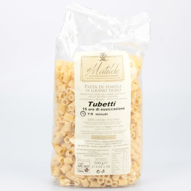 Tubetti 100% Grano Italiano