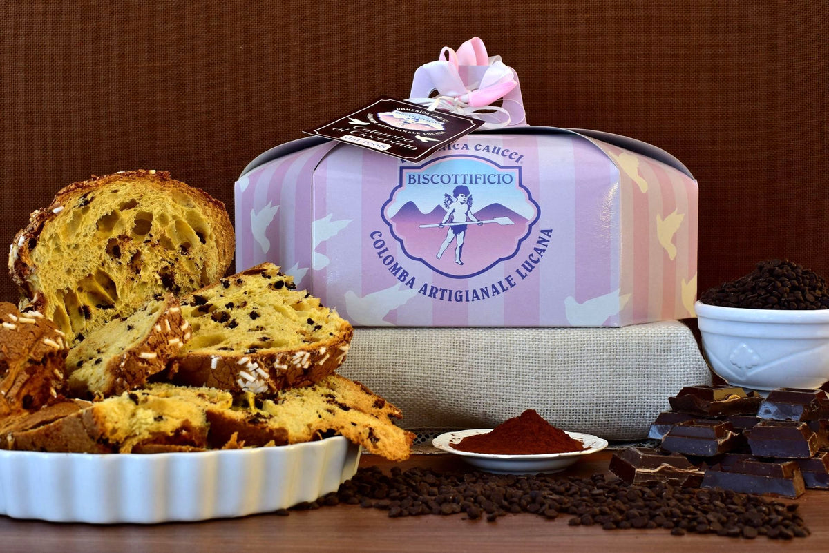 Colomba di Trecchina con gocce di cioccolato